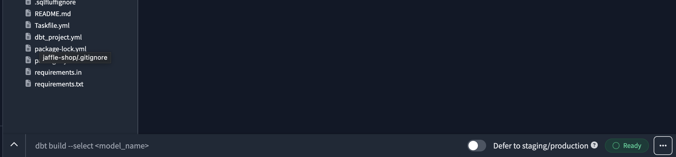 Переключатель для включения откладывания на стейджинговую или производственную среду. Переключатель для включения откладывания на стейджинговую или производственную среду.