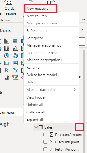 Создание новой меры PowerBI. Создание новой меры PowerBI.
