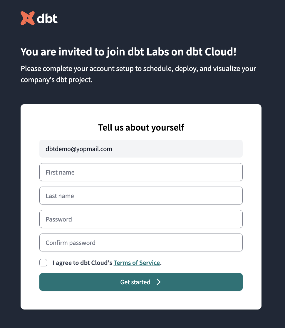Приглашение локального пользователя Приглашение локального пользователя
