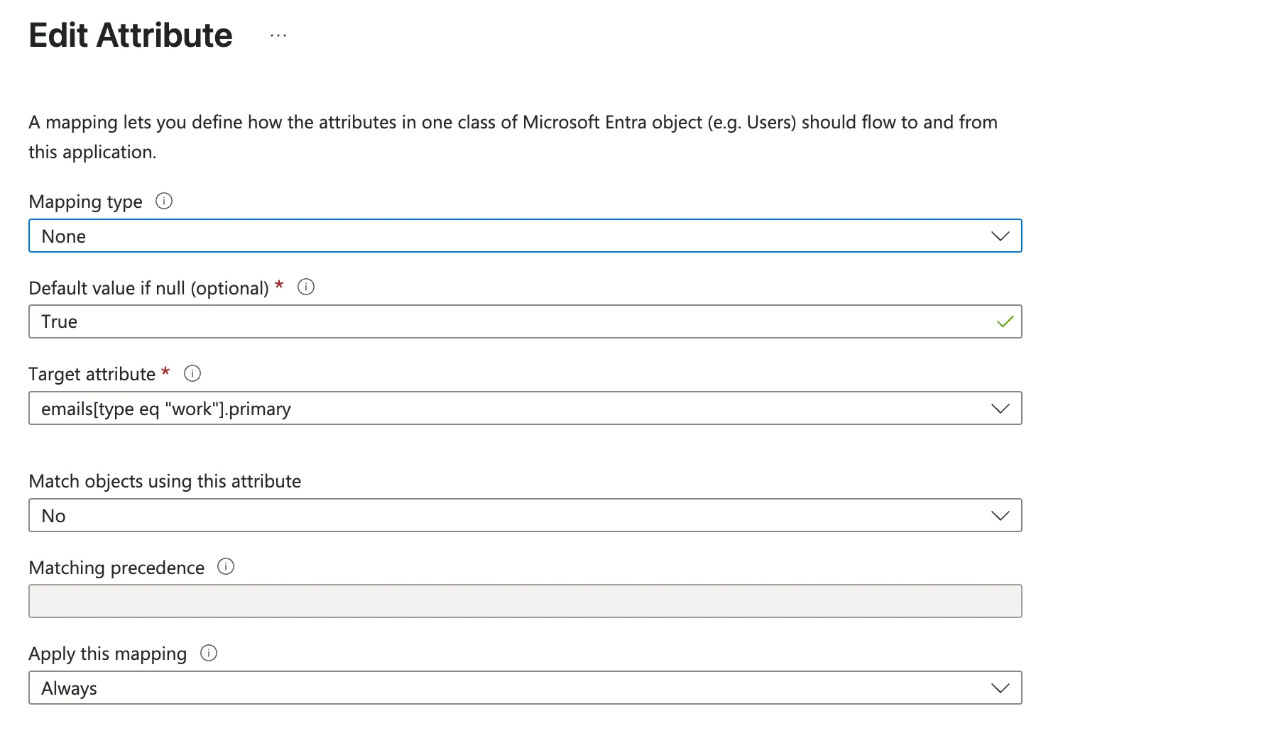 Отредактируйте атрибут, как показано.