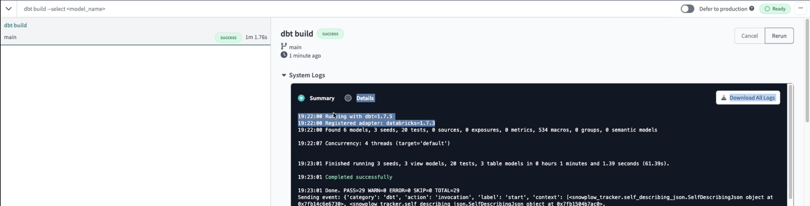 Пример вывода, показывающий использование версии 1.7, а не 1.5 Пример вывода, показывающий использование версии 1.7, а не 1.5