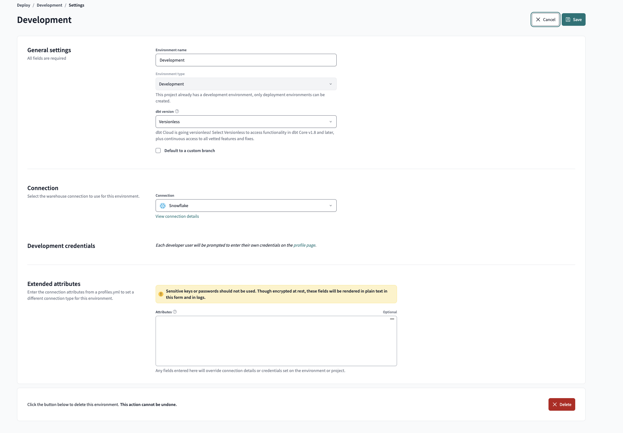 Удаление окружения Удаление окружения