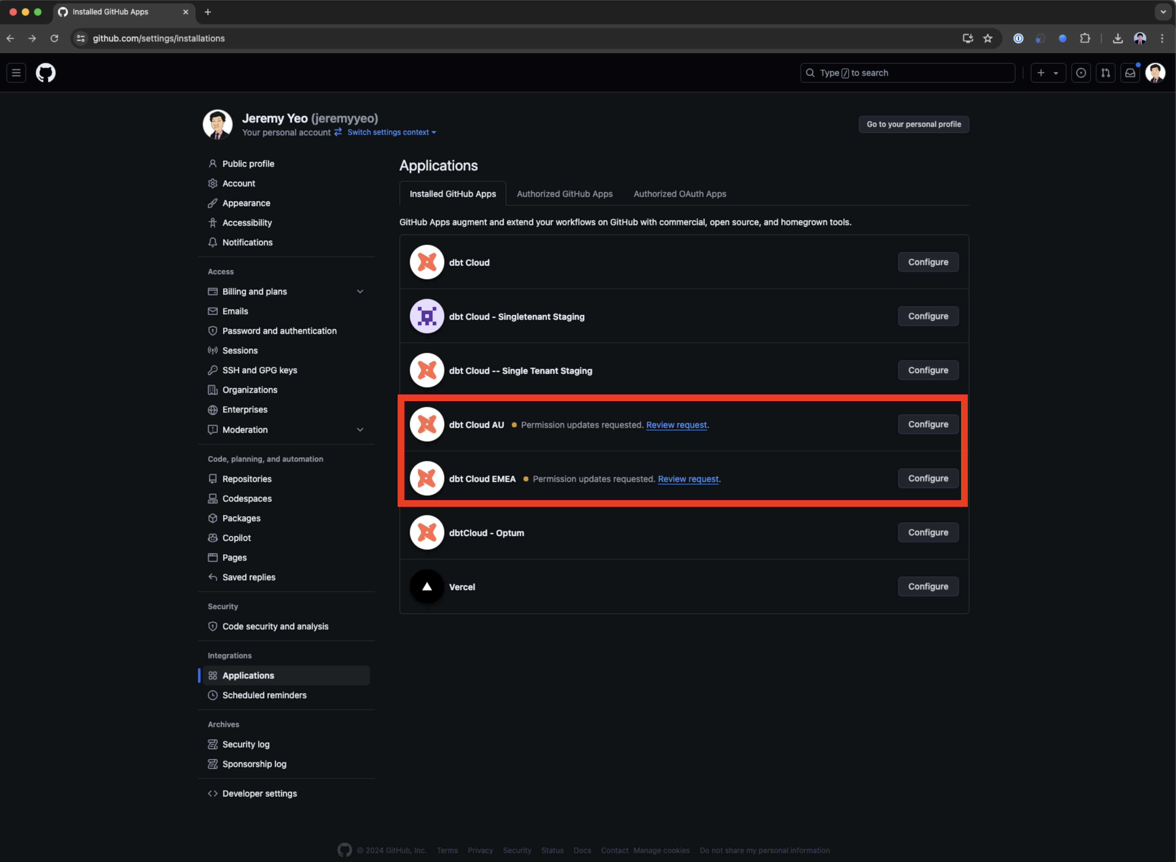 Перейдите в настройки приложений, чтобы определить изменения разрешений. Перейдите в настройки приложений, чтобы определить изменения разрешений.