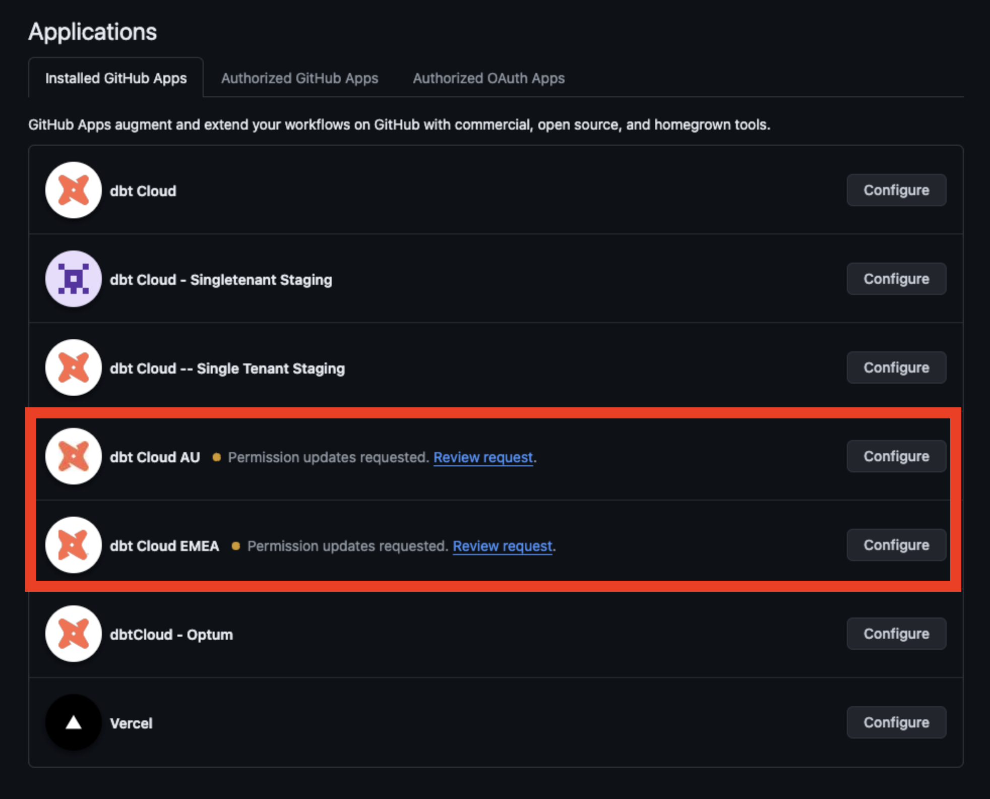 Перейдите в настройки приложения, чтобы определить изменения разрешений.