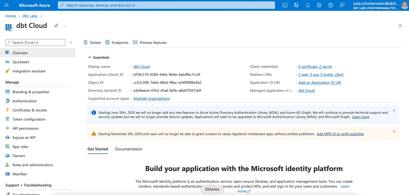 Добавление redirect URI для сервисного пользователя Добавление redirect URI для сервисного по�льзователя