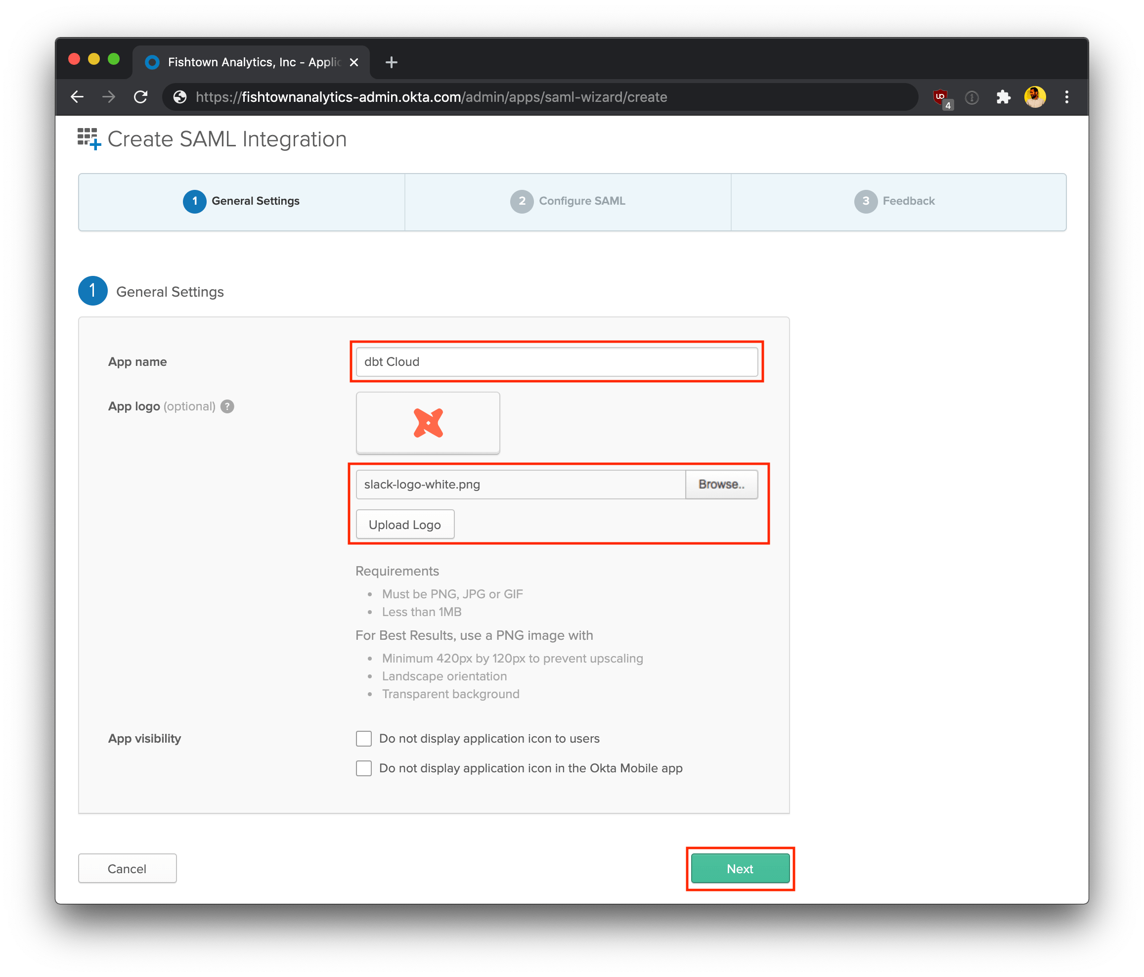 Настройка общих параметров приложения Настройка общих параметров приложения