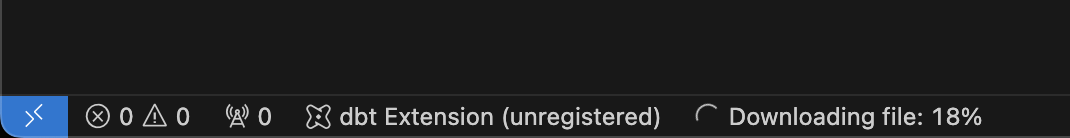 Языковой сервер dbt будет установлен автоматически Языковой сервер dbt будет установлен автоматически