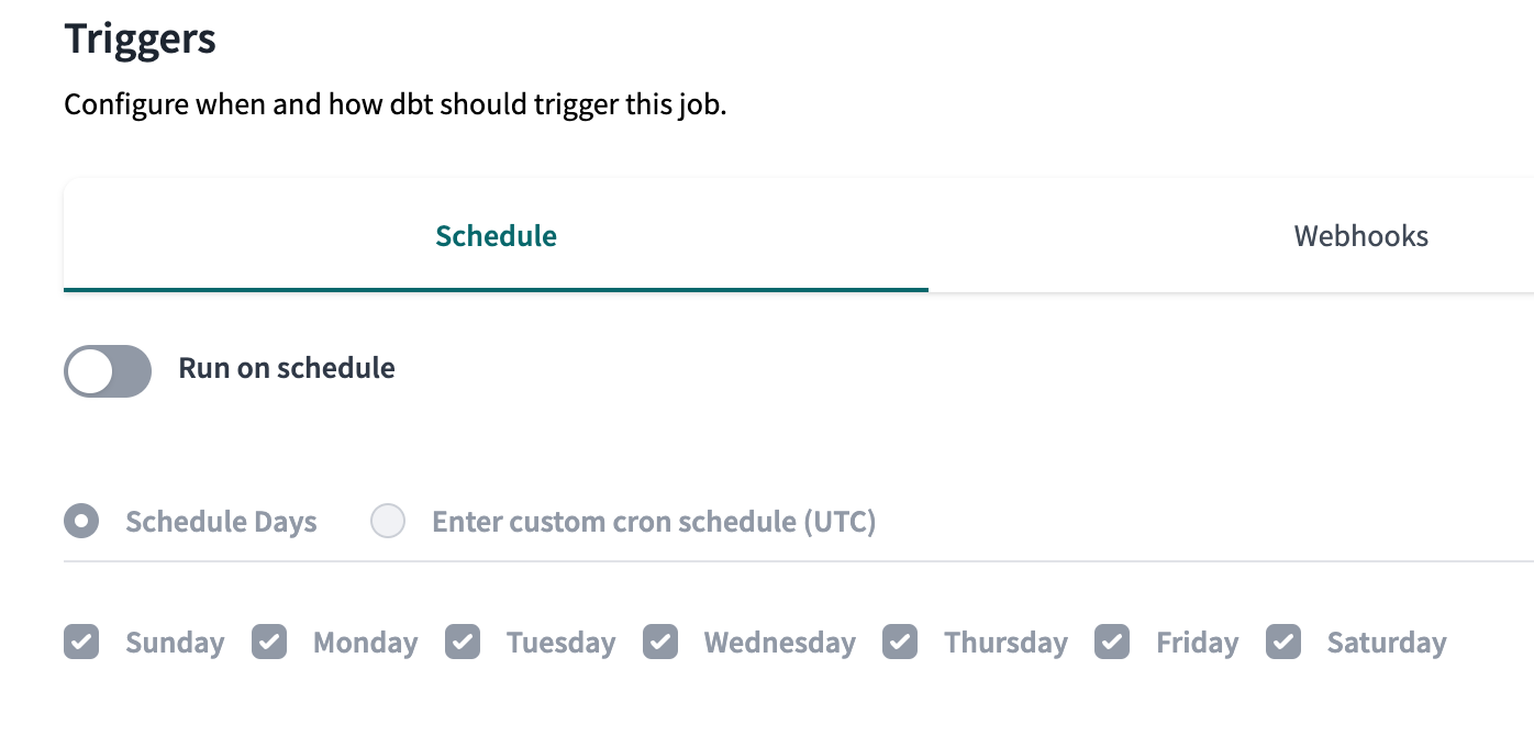 Значение по умолчанию для вновь создаваемых jobs Значение по умолчанию для вновь создаваемых jobs