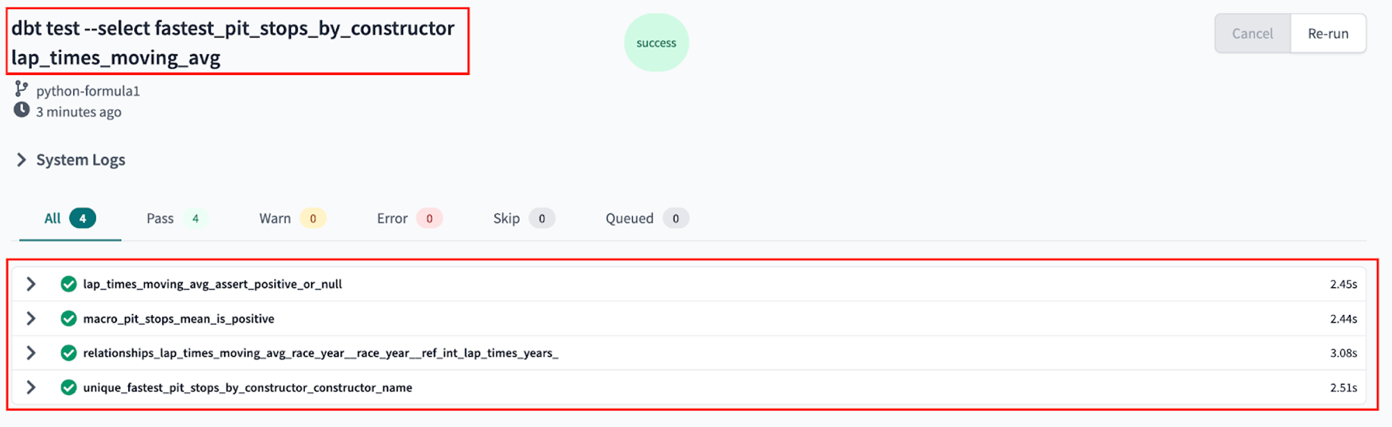 запуск тестов на наших python моделях запуск тестов на наших python моделях