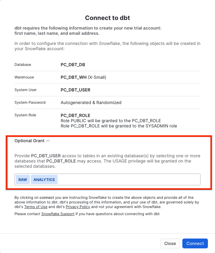 Новый интерфейс Snowflake — окно подключения Новый интерфейс Snowflake — окно подключения